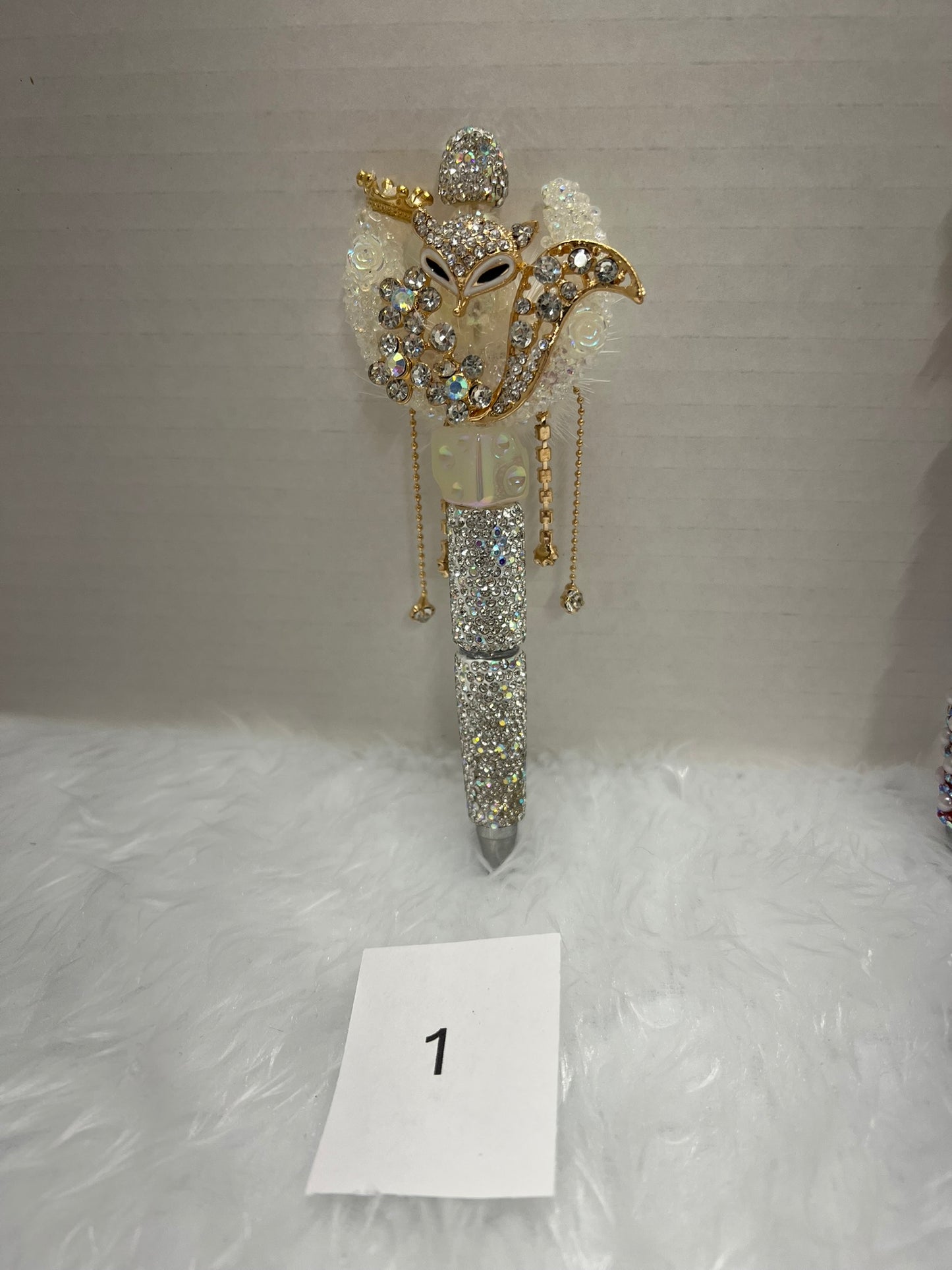 Winter Fox Royale Luxury Beaded Pen