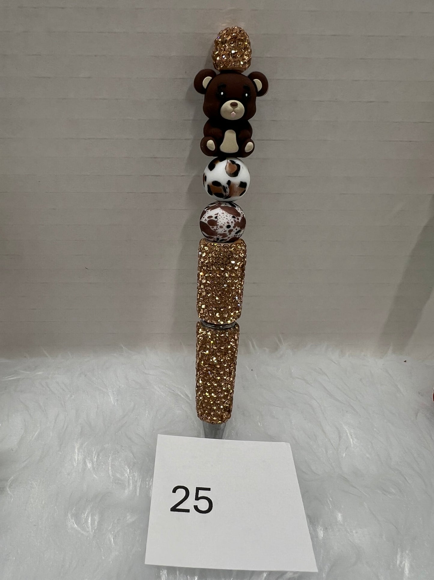 Cozy Teddy Sparkle Pen