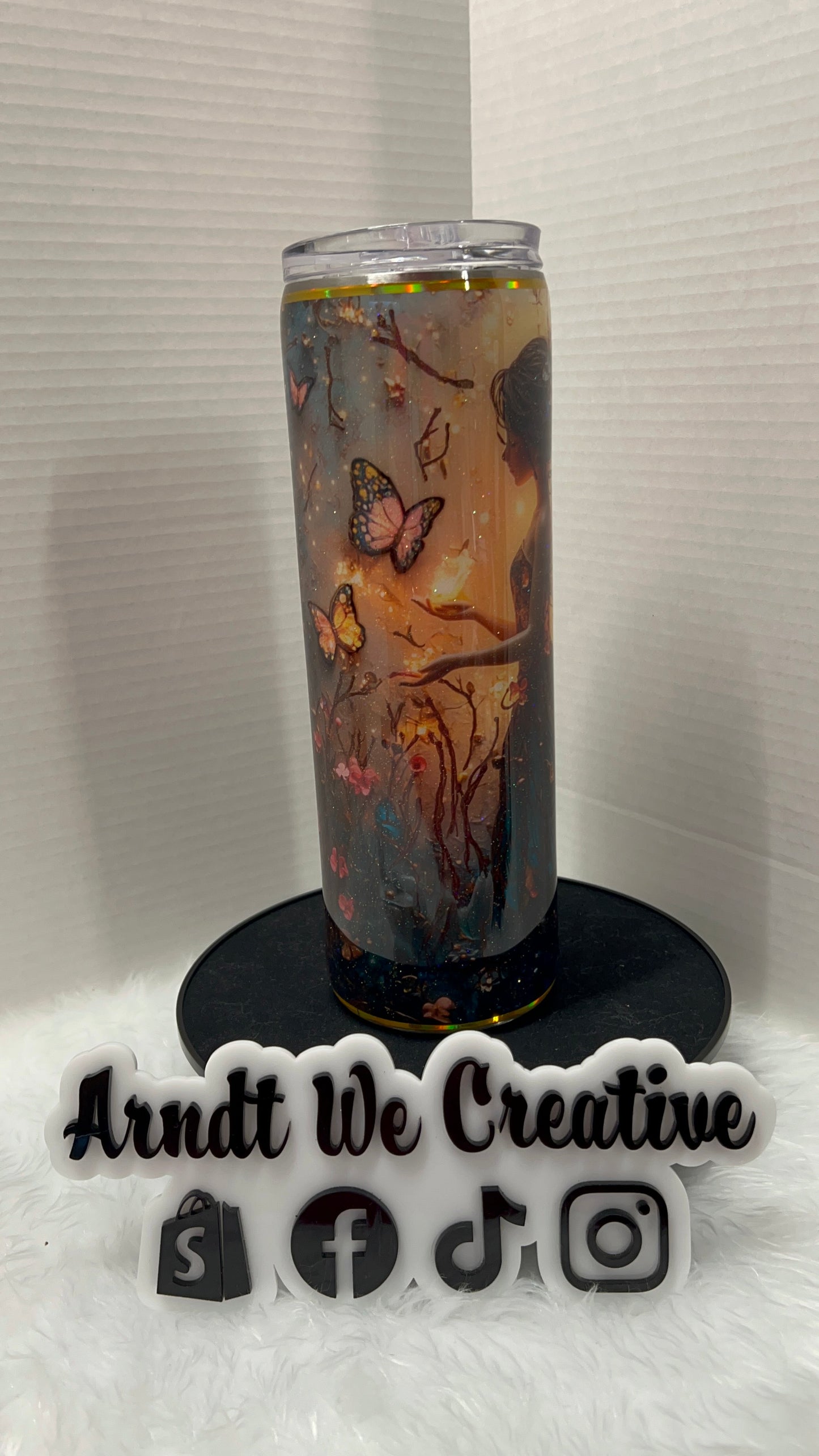 Ready to Ship - 30oz Skinny Tumbler (fairy)
