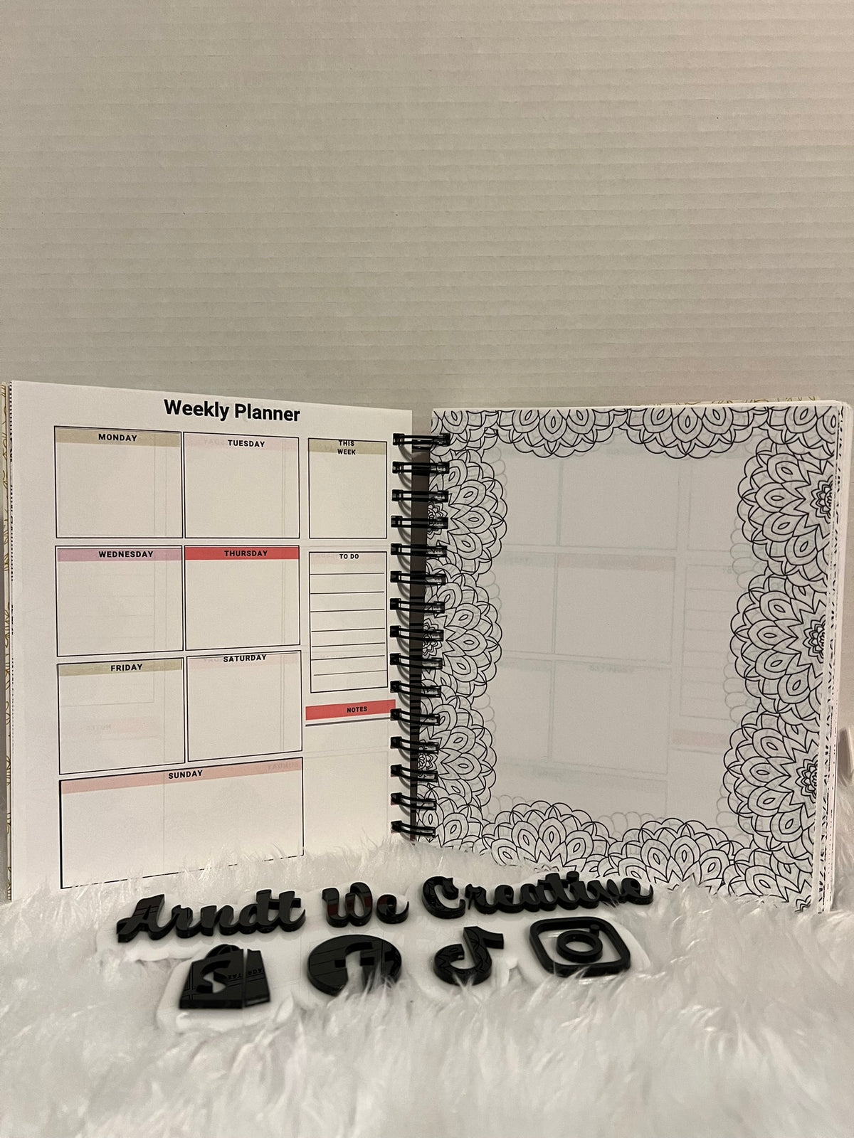 Custom Repurposed Book Planner, Journal or Guest Book