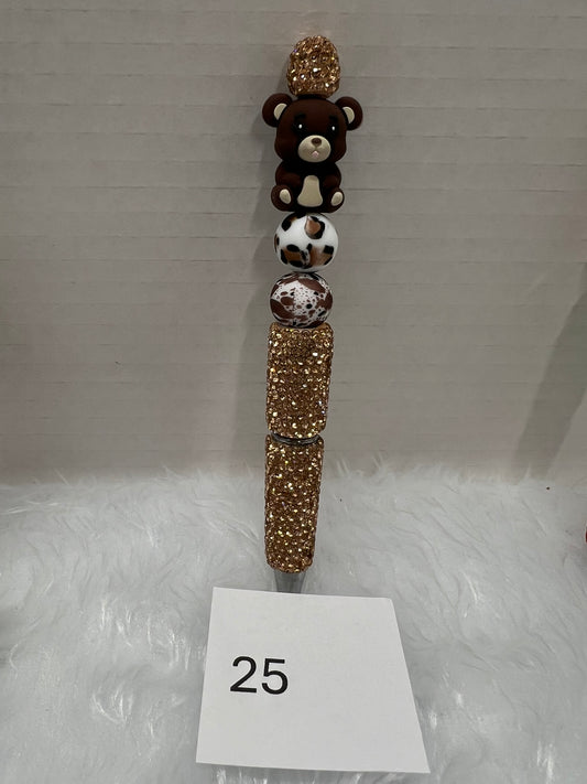 Cozy Teddy Sparkle Pen