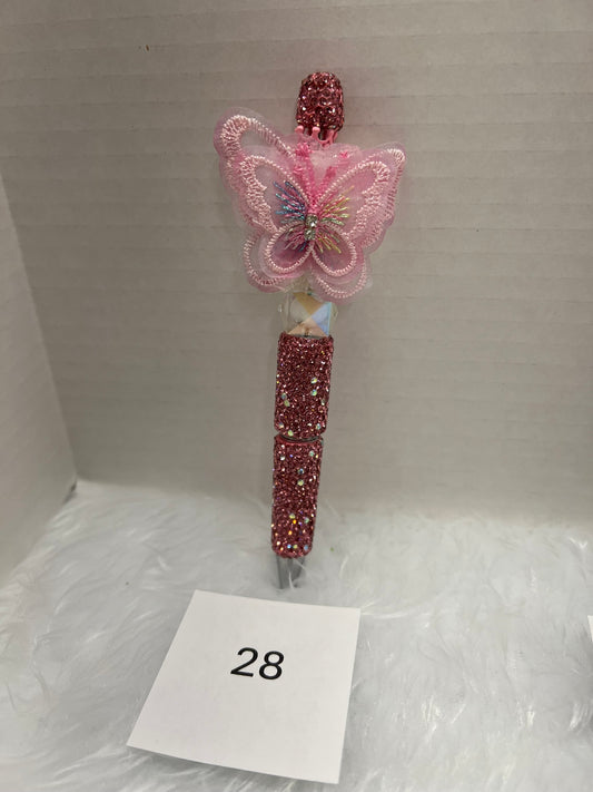 Blush Butterfly Elegance Pen