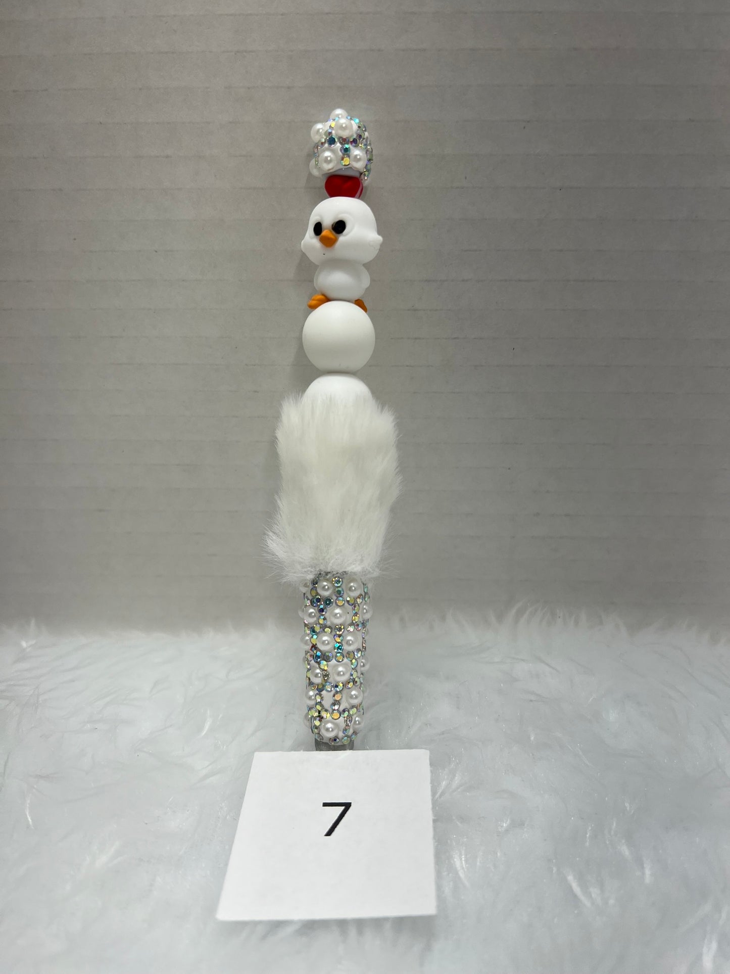 Snowflake Chick Charm