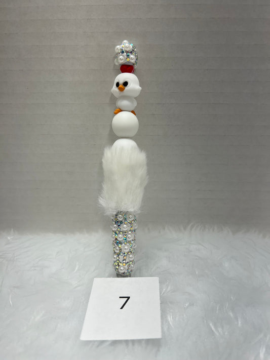 Snowflake Chick Charm