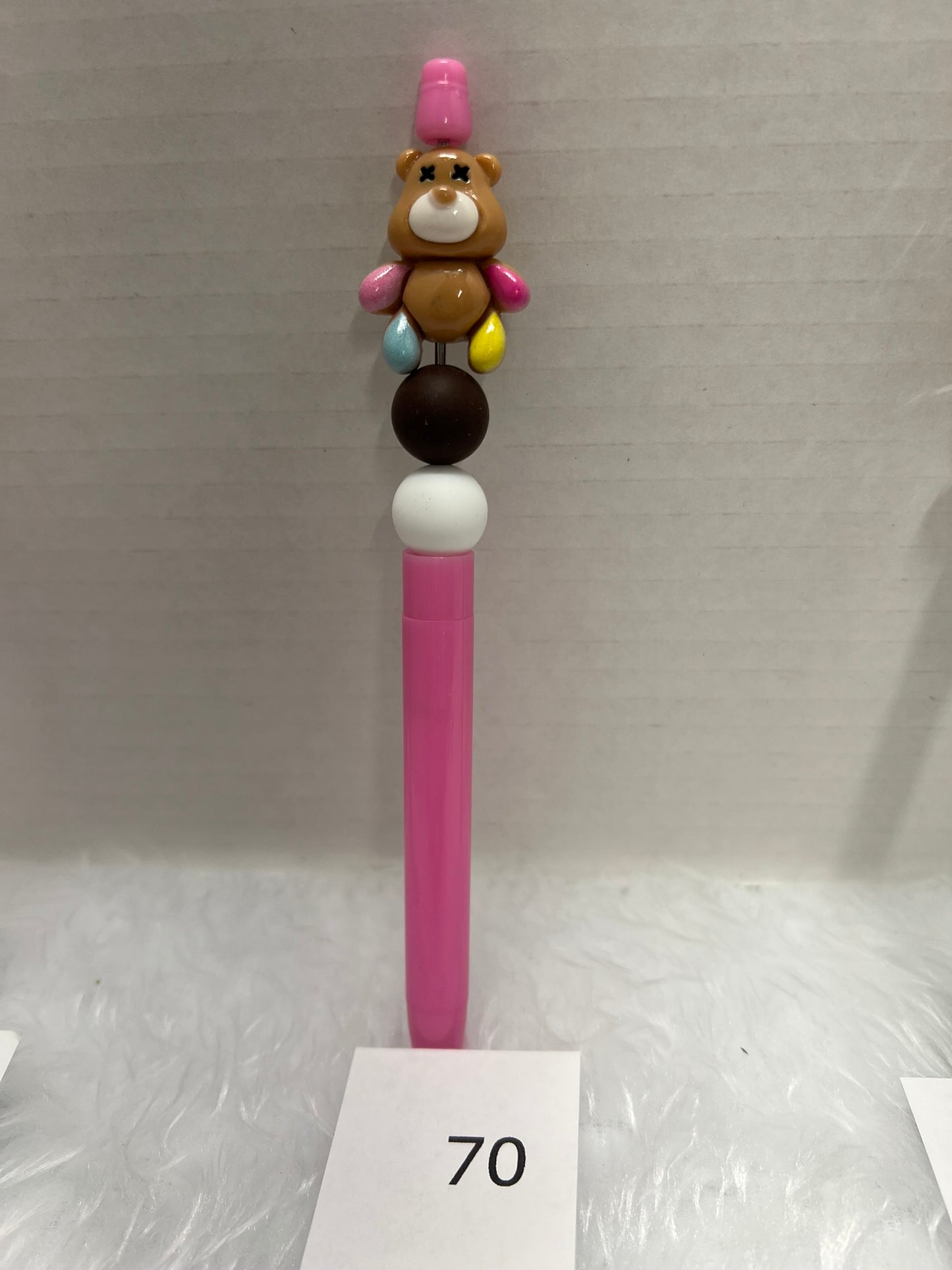 Sweet Teddy Bear Pen – Pink Edition