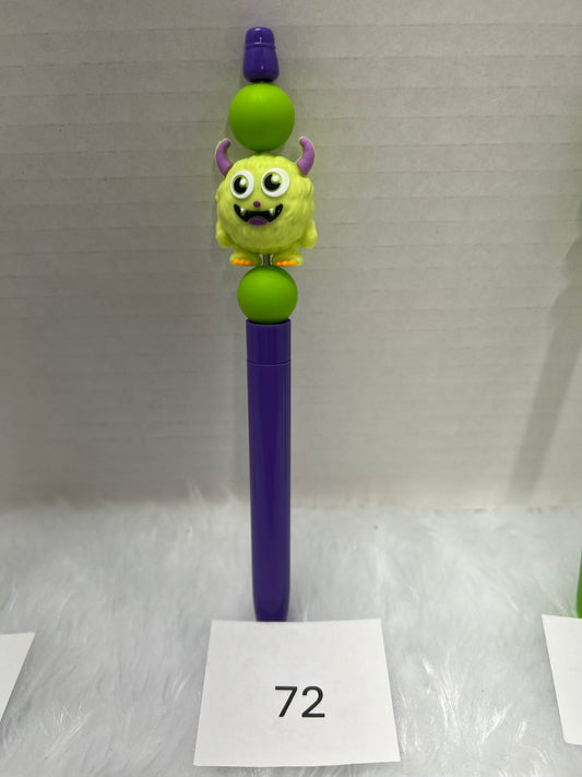 Little Monster Buddy Pen – Purple & Lime Edition