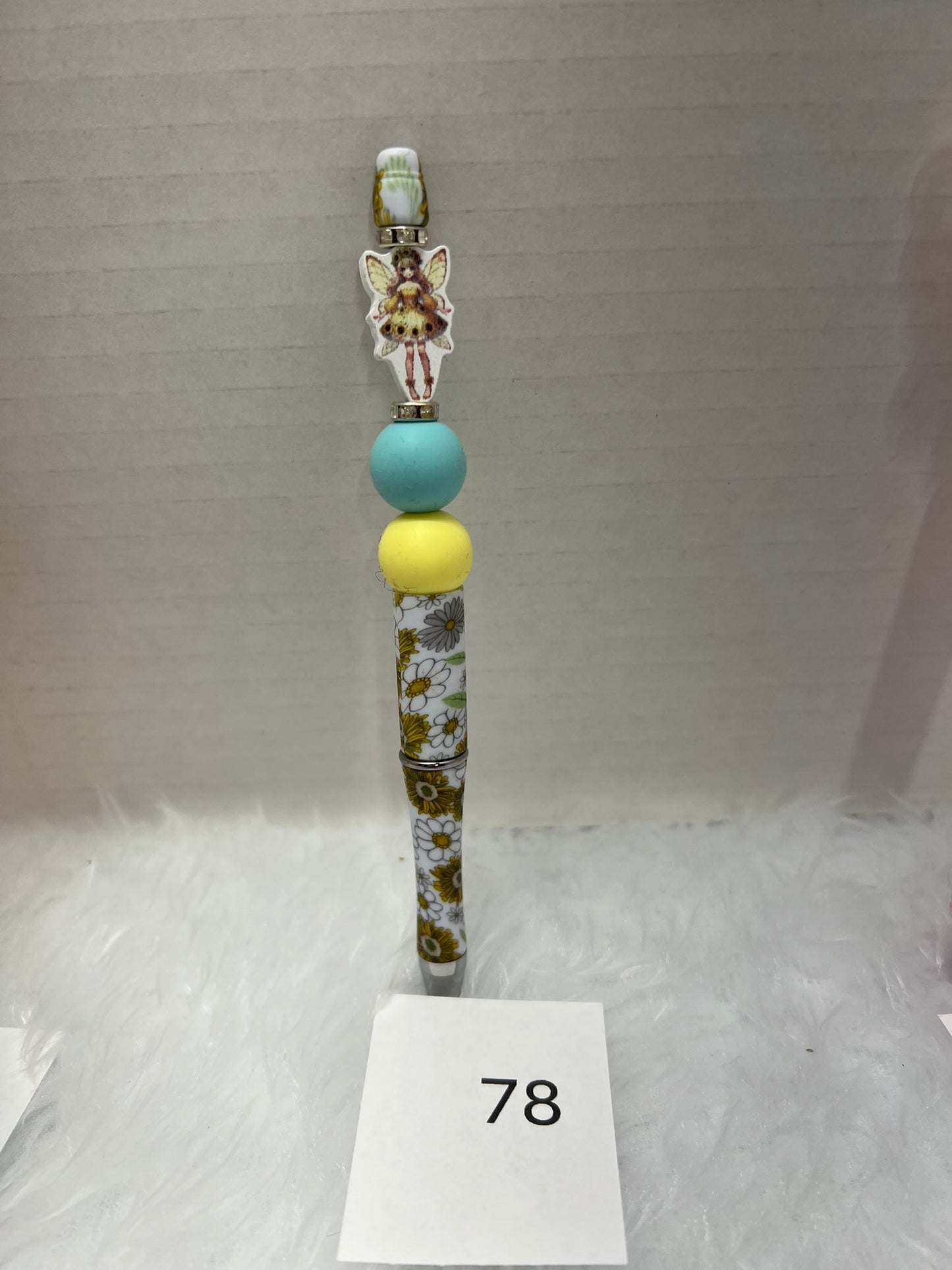 Sunflower Fairy Beaded Pen