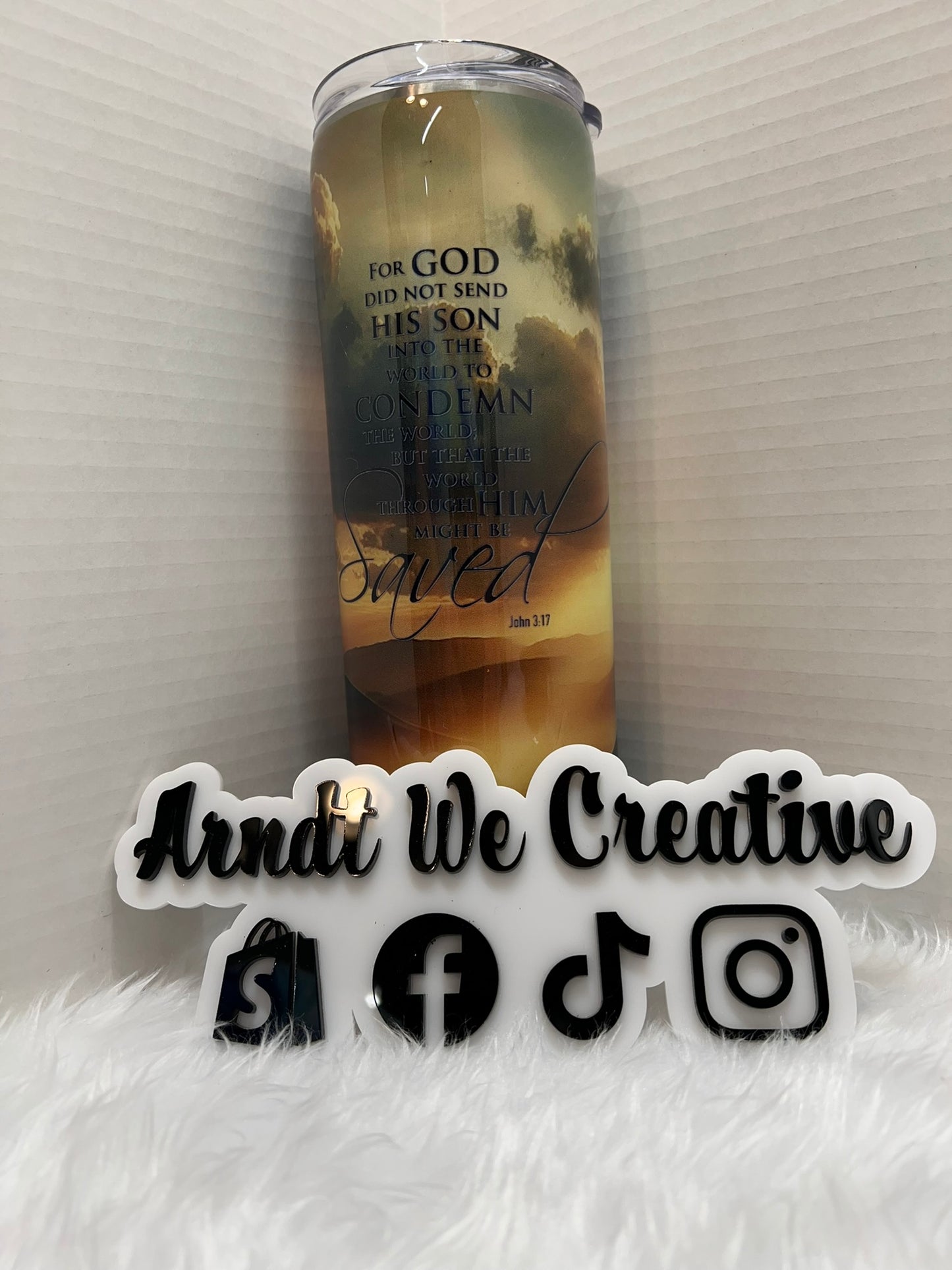 Ready to Ship - 30oz Skinny Tumbler (Holy)