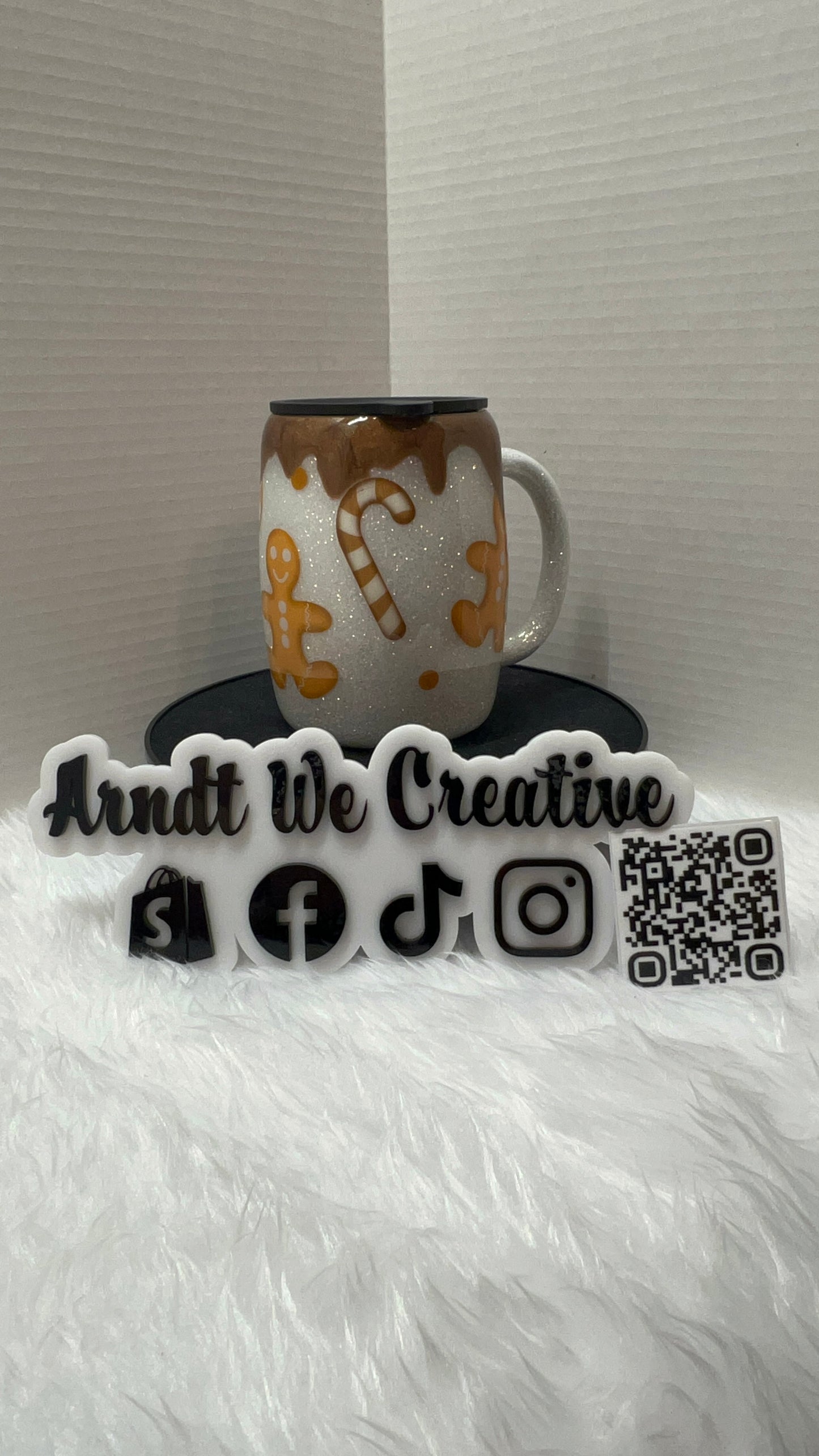 Ready to Ship - 14oz Coffee Mug (Gingerbread man)