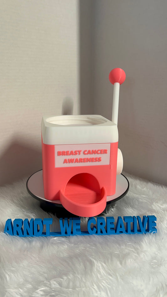 3D Printed Candy Machine (Breast Cancer Awareness)