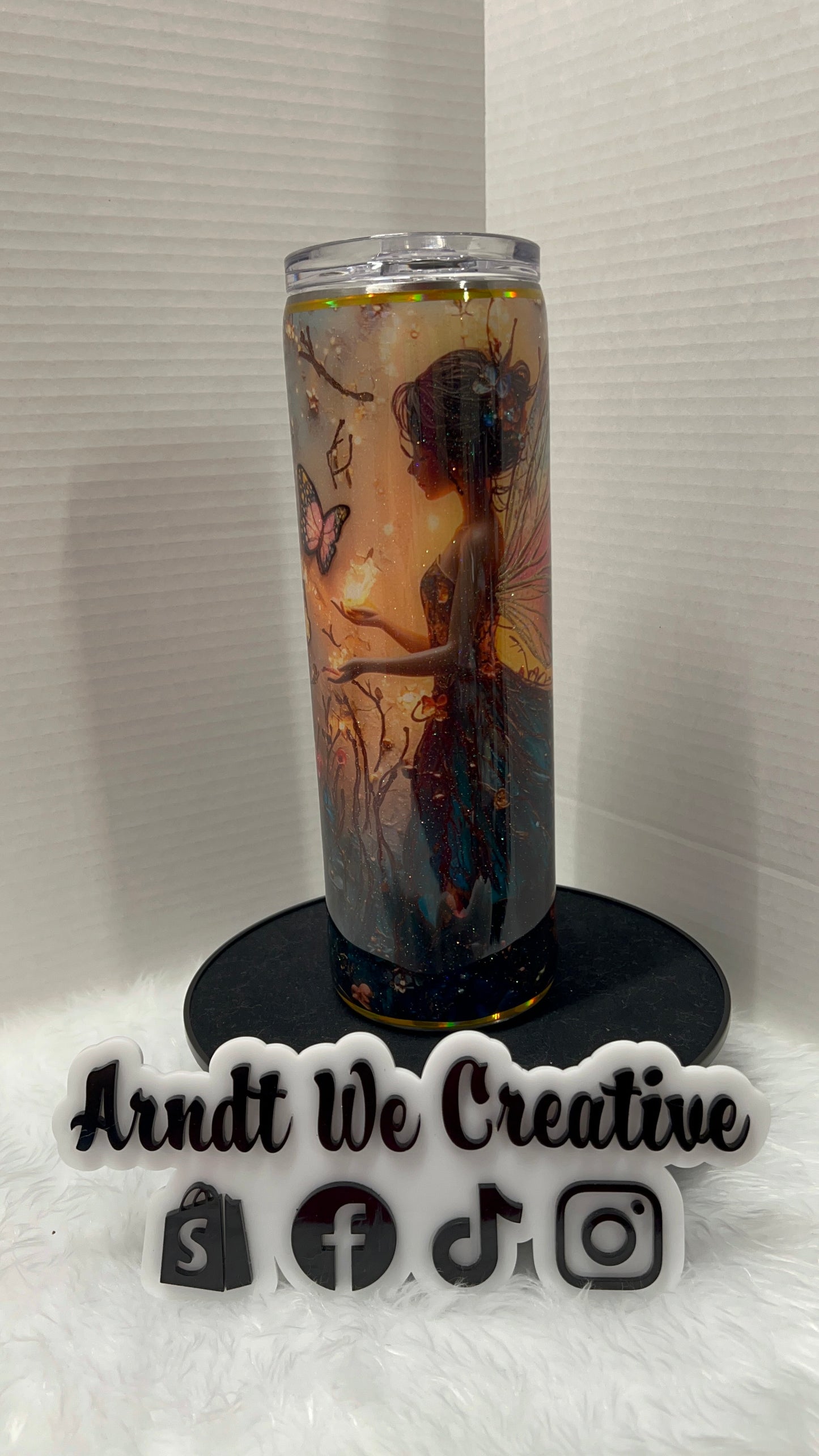 Ready to Ship - 30oz Skinny Tumbler (fairy)