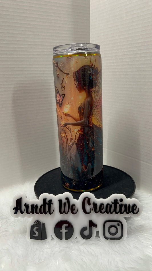 Ready to Ship - 30oz Skinny Tumbler (fairy)