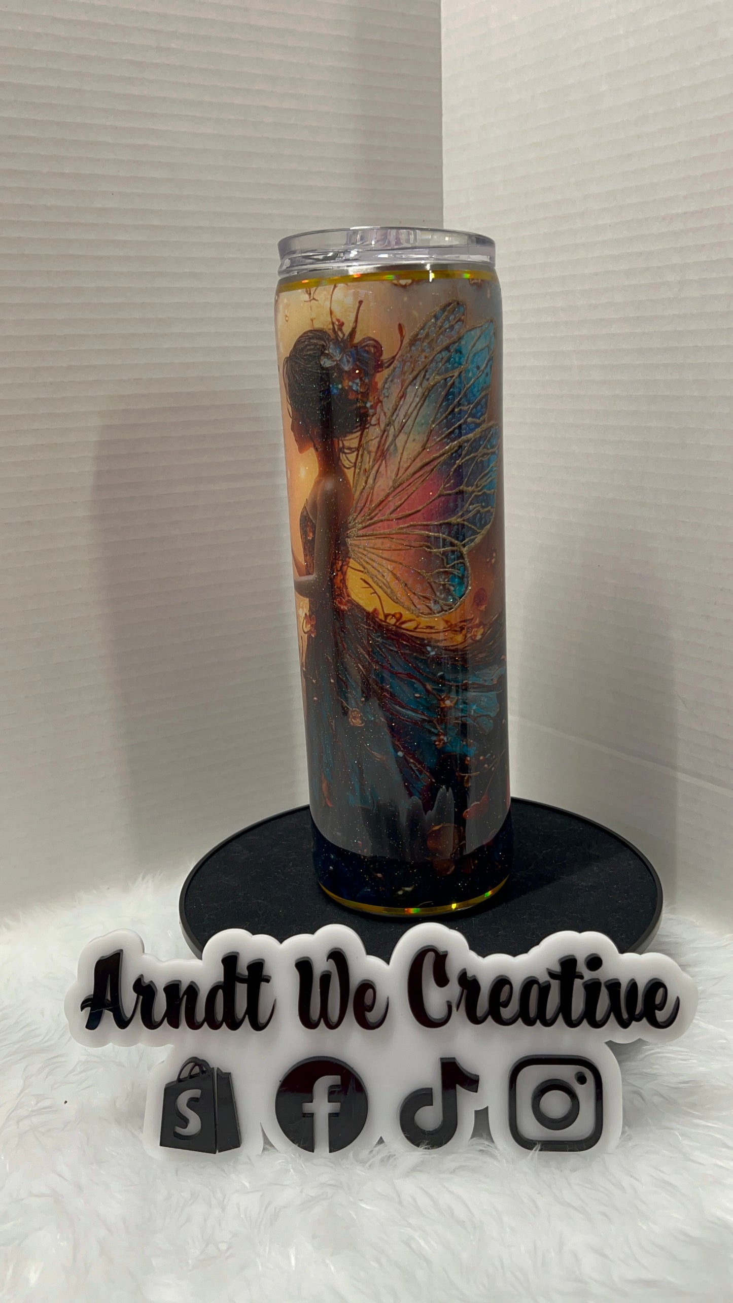 Ready to Ship - 30oz Skinny Tumbler (fairy)
