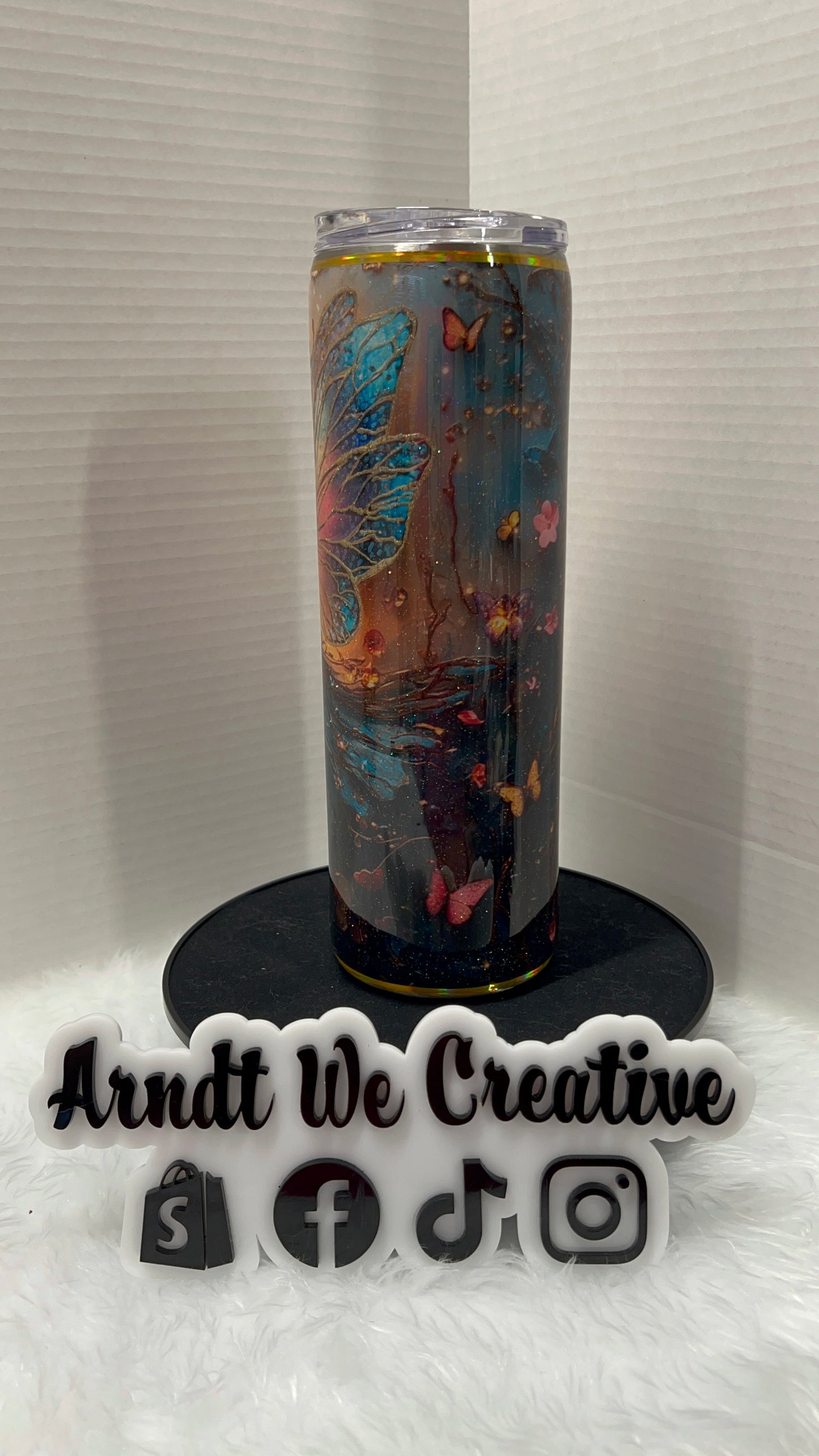 Ready to Ship - 30oz Skinny Tumbler (fairy)