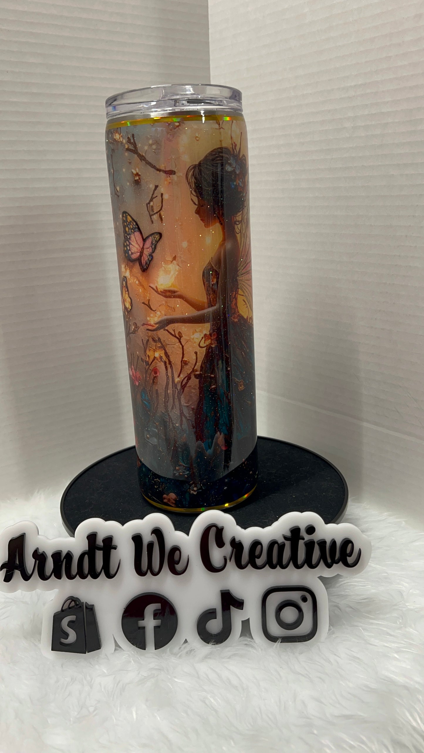 Ready to Ship - 30oz Skinny Tumbler (fairy)