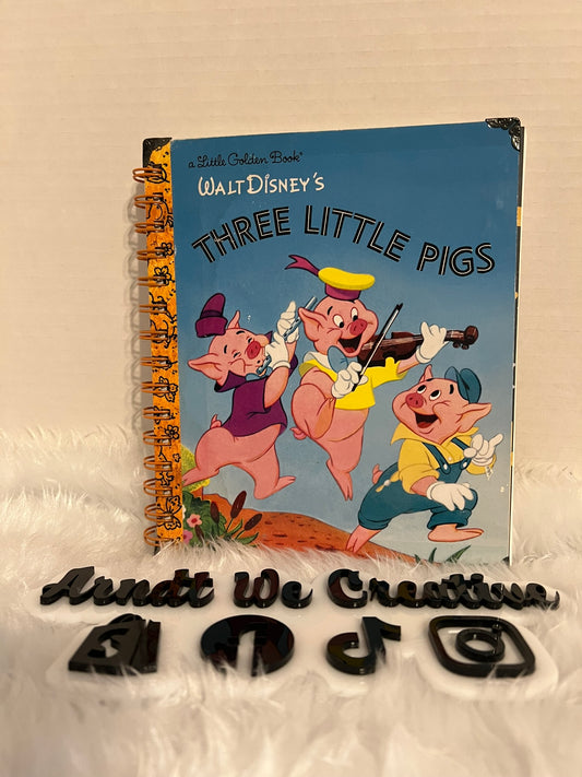 Custom Repurposed Book Planner, Journal or Guest Book