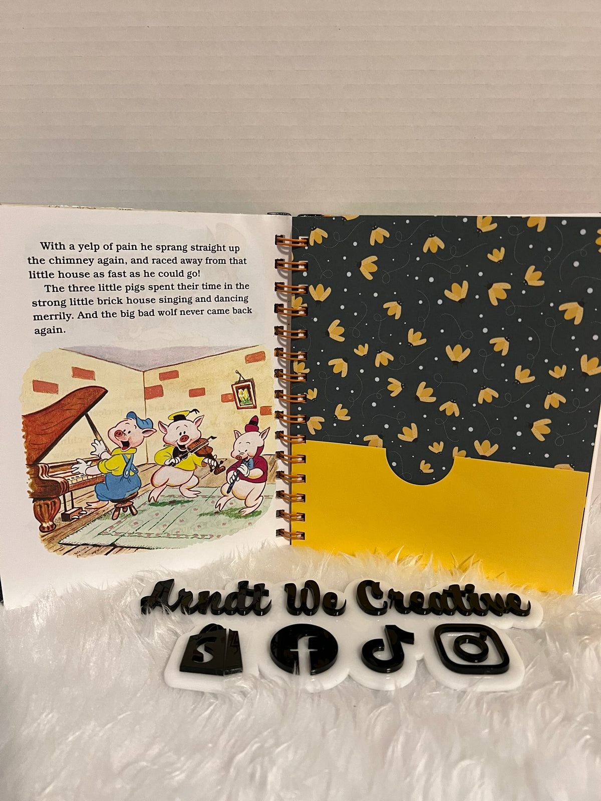 Custom Repurposed Book Planner, Journal or Guest Book