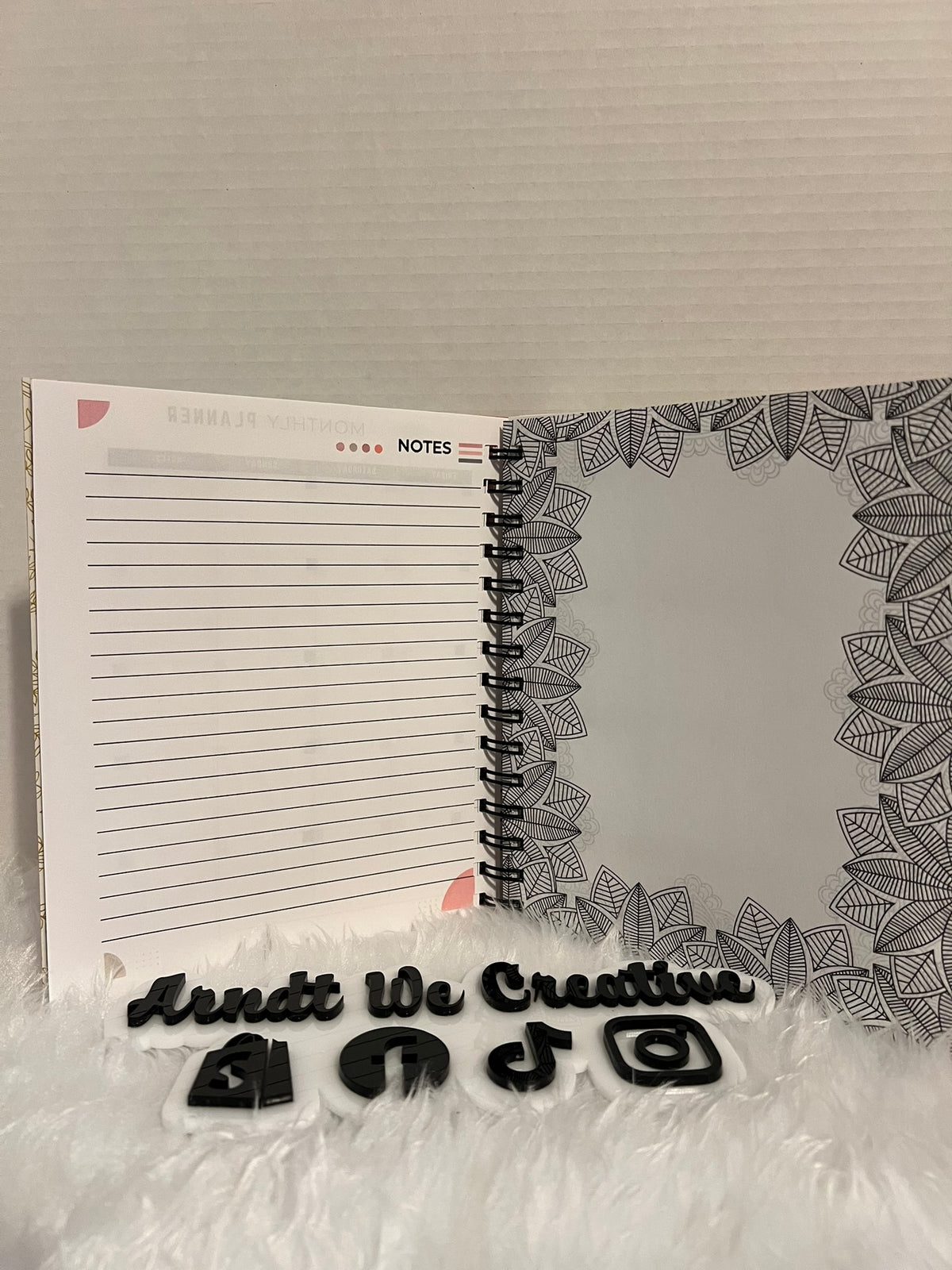 Custom Repurposed Book Planner, Journal or Guest Book