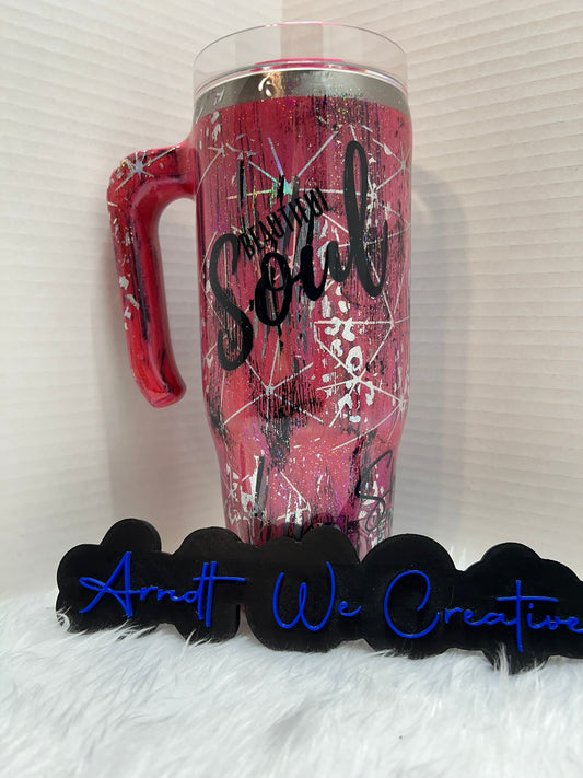 Ready to Ship - 30oz Grippy Tumbler (Beautiful Soul)