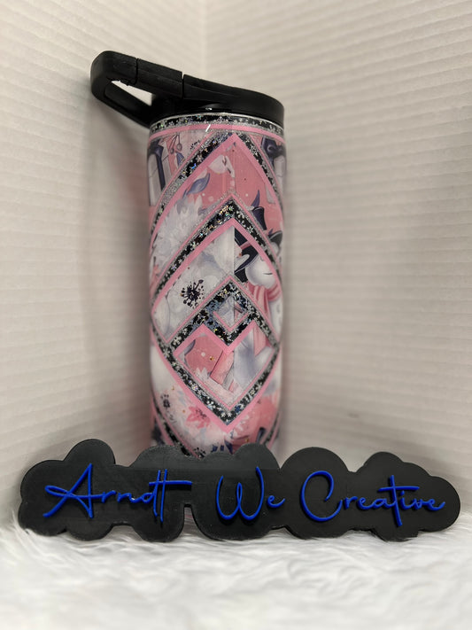 Ready to Ship - 20oz Skinny Tumbler (Snowman)